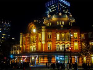 東京駅　イルミネーション